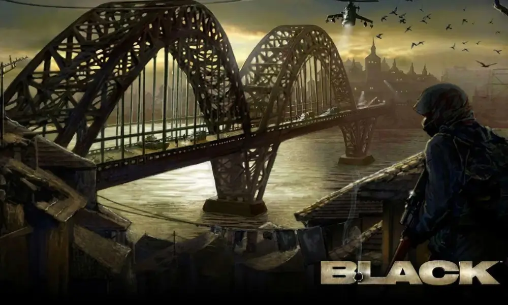 Black PS2 Game