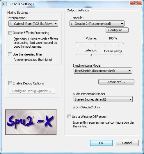 SPU2 Plugin (Sound Processing Unit)