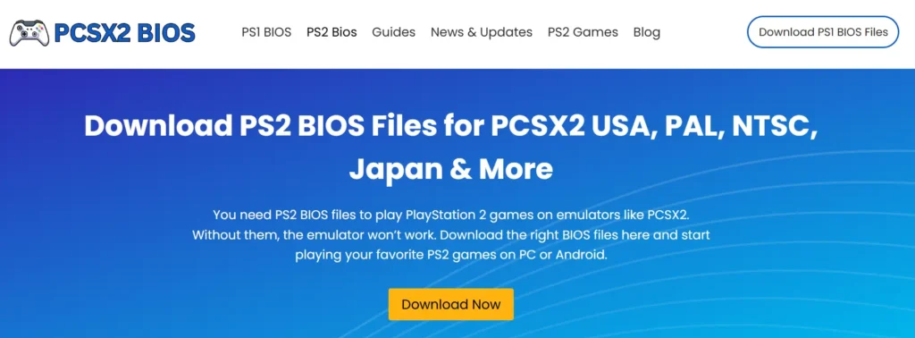 download ps2 bios files