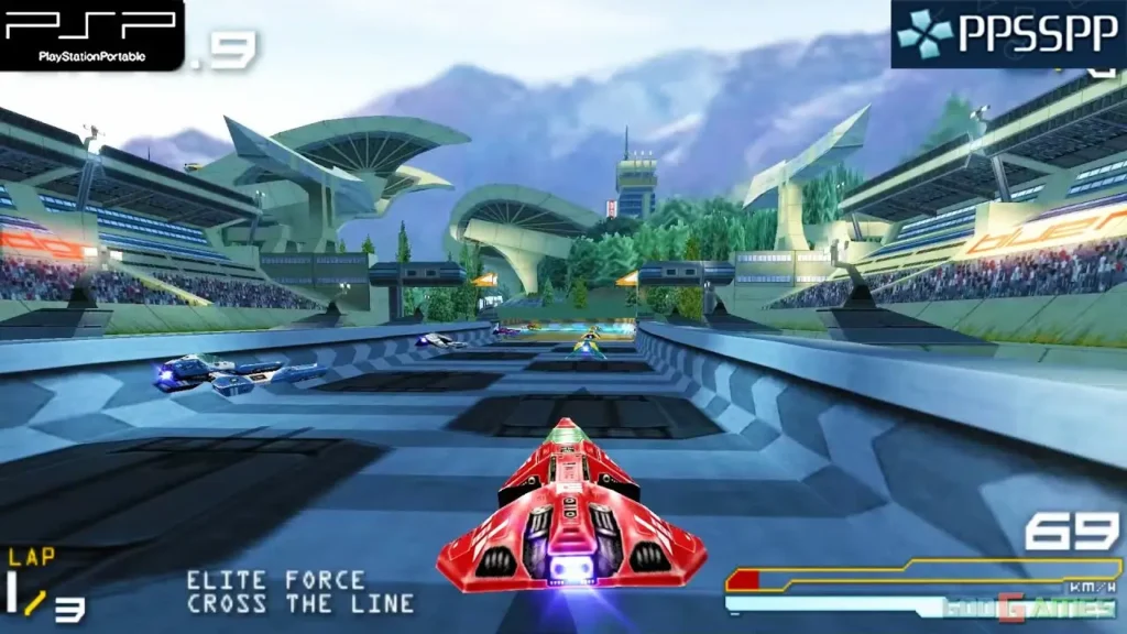 Wipeout Pure ppsspp game